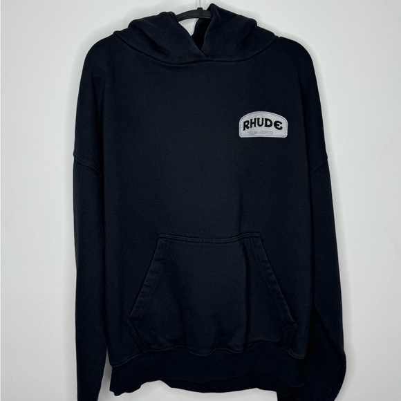 Rhude Supercross Hoodie Vintage Black Men’s XL